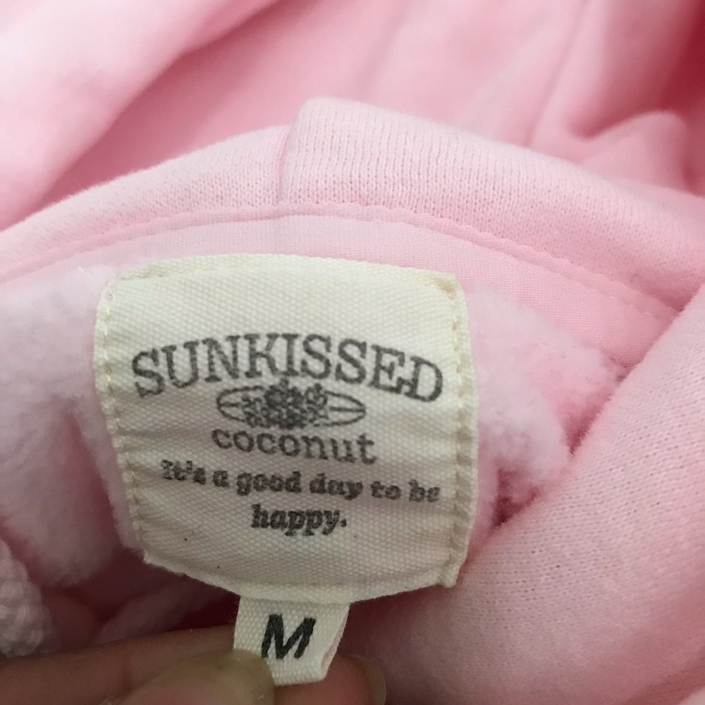 Sumkissed Light Pink Candy Cane Wonderland Hoodie Size M - Picture 8 of 8